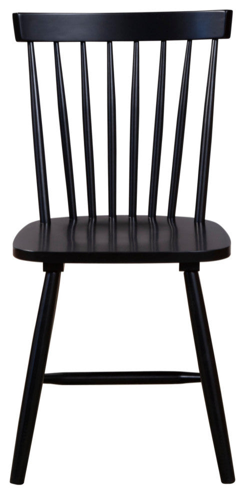 Lyra Set of 2 Side Chairs, Black