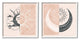 Celestial Sun Moon Stars Planets Astrology Motif, 2pc, each 24 x 24