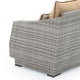 Cannes Deluxe 8 Piece Aluminum Outdoor Patio Sofa and Club Chair Set, Maxim Beige