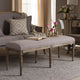 Clairette Wood Traditional French Bench