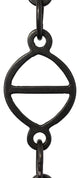 RCH Hardware Brass Designer Chandelier Chain, Various Finishes, Oil Bronzed Blac