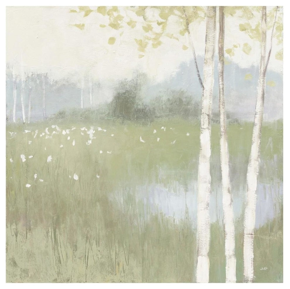 "Spring Fling II Cool" Digital Paper Print by Julia Purinton, 26"x26"