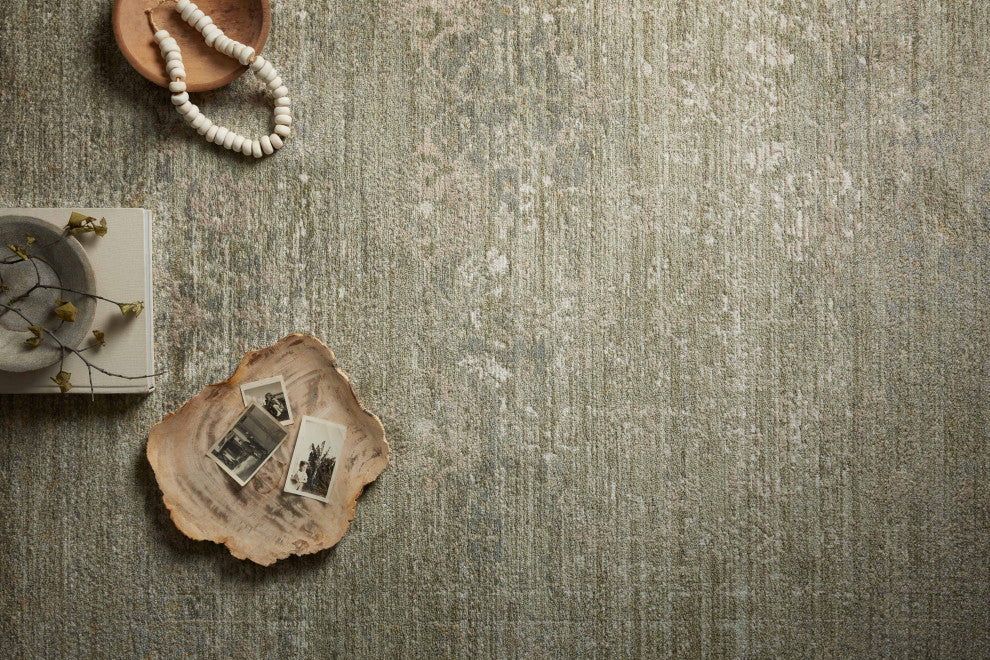 Loloi Indra Sage / Natural 2'-6" x 8'-0" Runner Rug