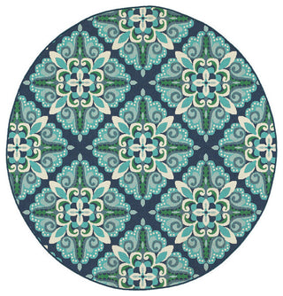 Meridian 2206B, Blue/Green, 8'6"x13'0"