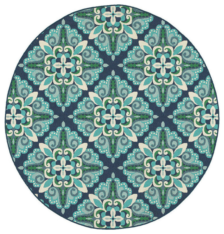 Meridian 2206B, Blue/Green, 8'6"x13'0"
