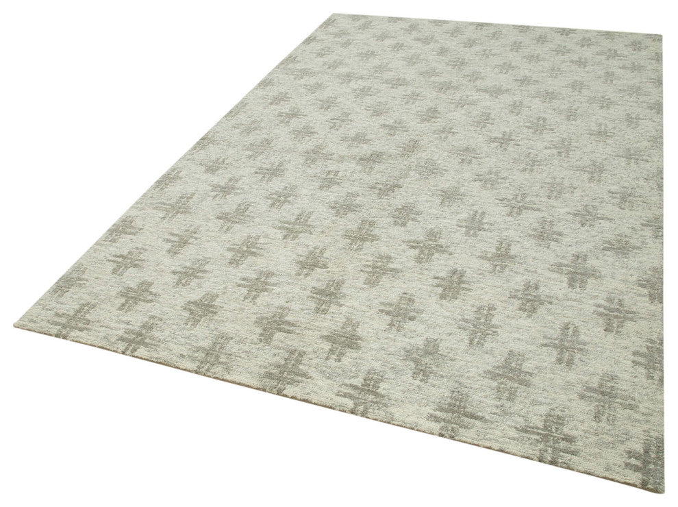 Rug N Carpet - Handmade Decorative 6' 0'' x 9' 0'' Moroccan Area Rug