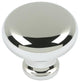 Polished Nickel Round Knob, ATHA819PN