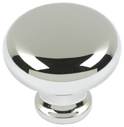 Polished Nickel Round Knob, ATHA819PN