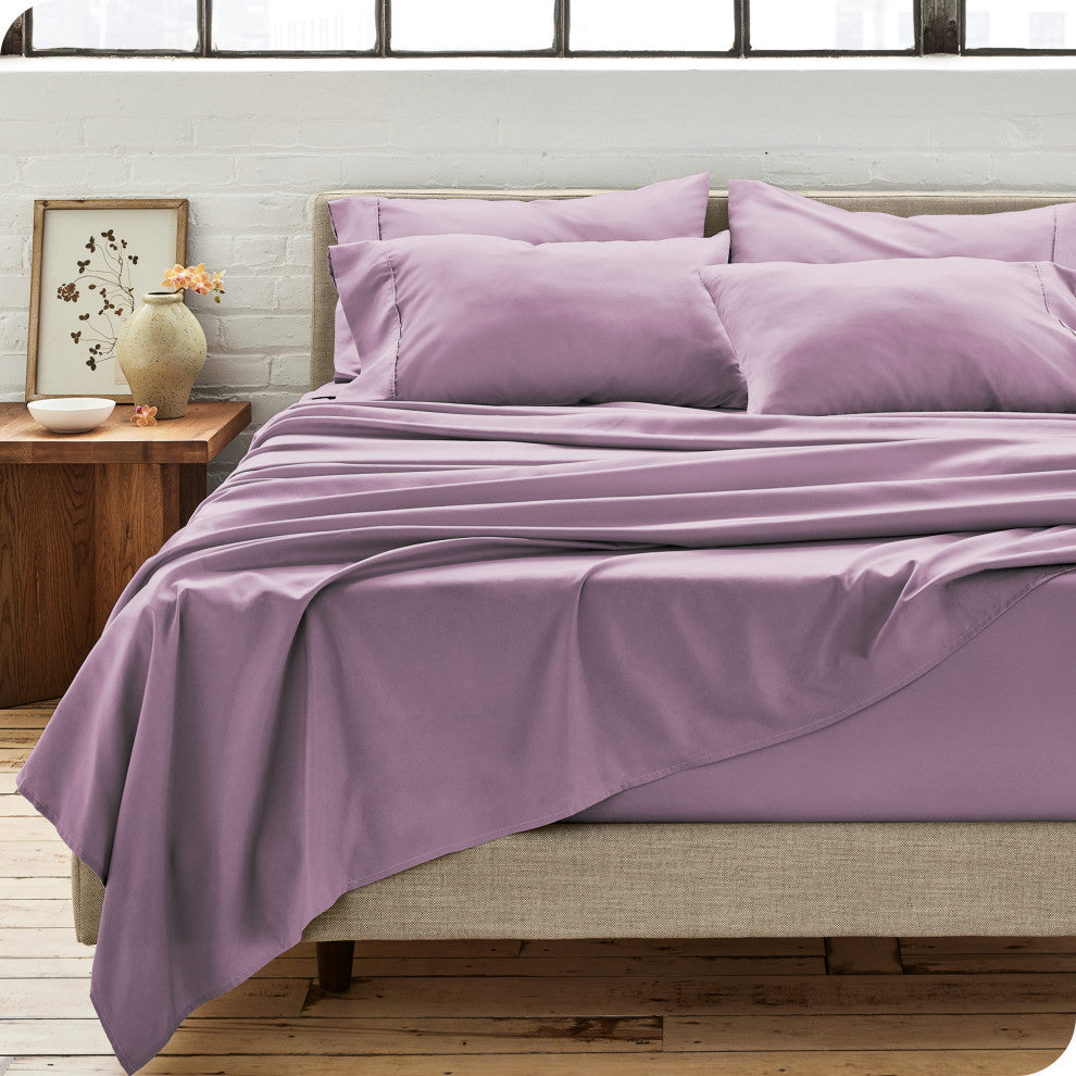 Bare Home Microfiber Pillowcases - Multi-Pack, Lavender, Standard, Set of 4