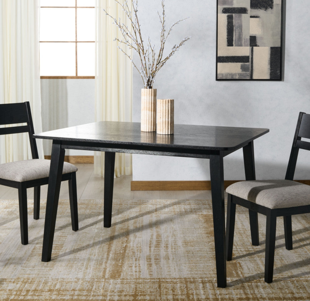 Safavieh Couture Bellalexa 48" Wood Dining Table, Black