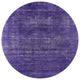 Ahgly Company Indoor Round Mid-Century Modern Area Rugs, 4' Round