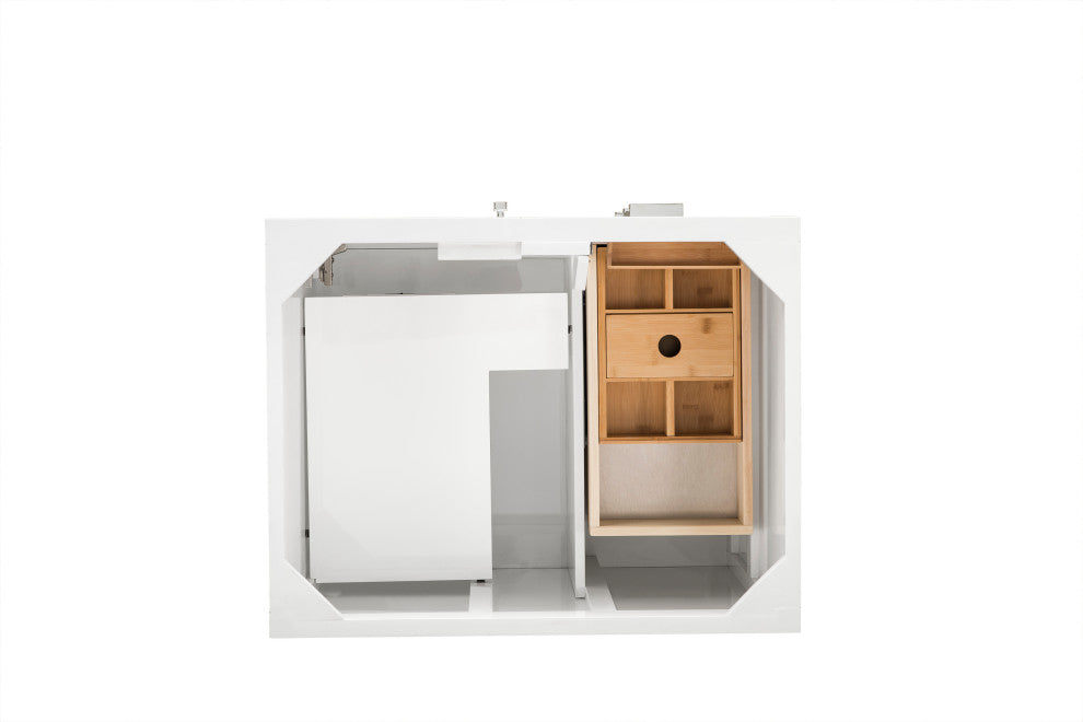 Addison 30" Single Vanity Cabinet, Glossy White, No Top