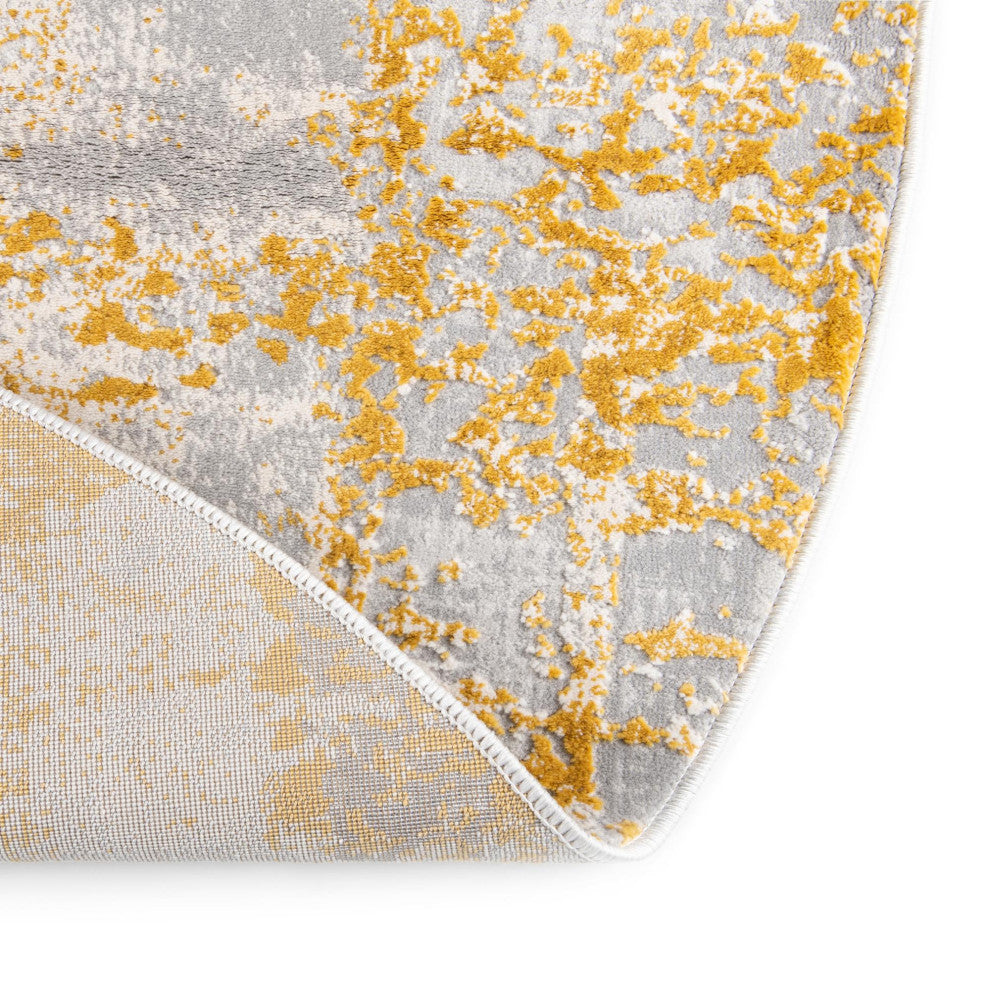 Unique Loom Elizabeth Finsbury Rug, Yellow, 7'10"x10' Oval