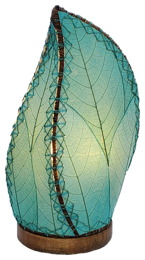 Leaflet Table Lamp Sea Blue