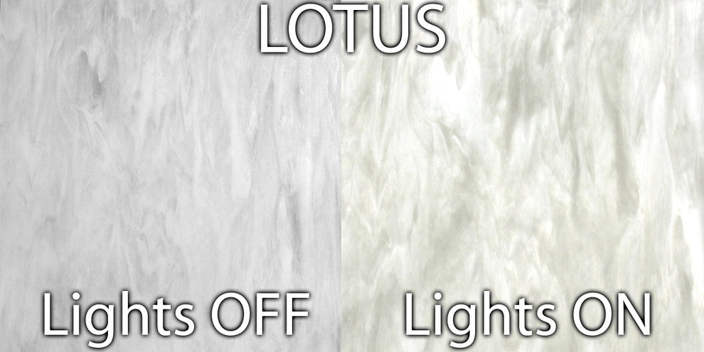 Small Jezebel Signature Flame Pendant, Lotus, White Base