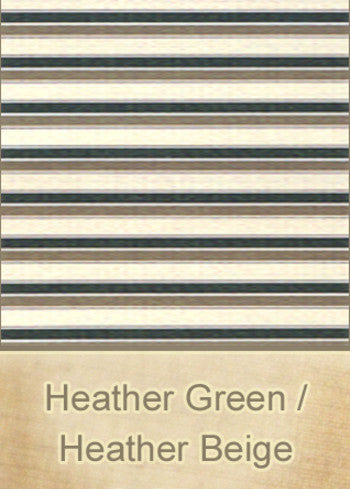 Heather Green and Beige Large Backrest Pillows, Set of 2