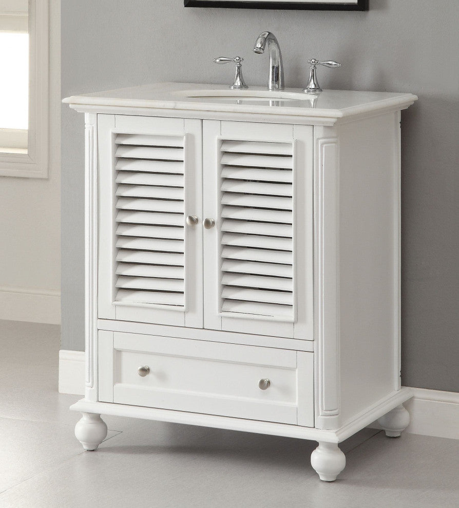 24" Cottage-Style Junior Abbeville Bathroom Sink Vanity