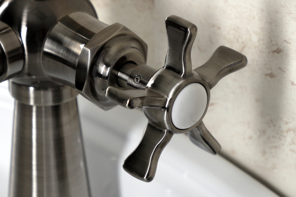 Kingston Brass KSD354NXVN Single-Handle Bathroom Faucet, Push Pop-Up