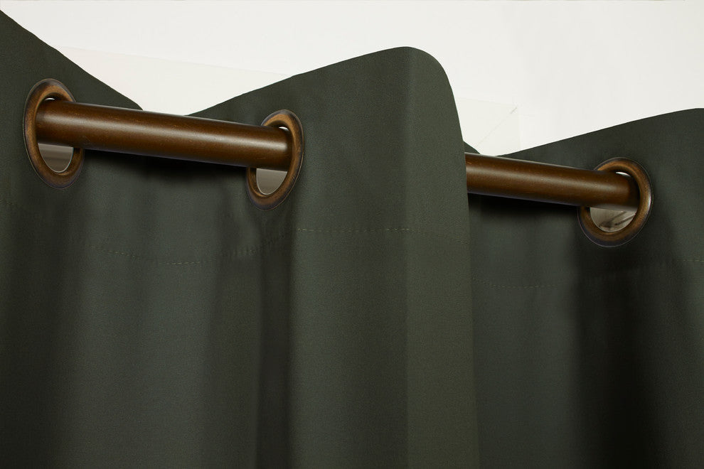 Prelude Grommet Curtain Panel 40 x 84 Charcoal
