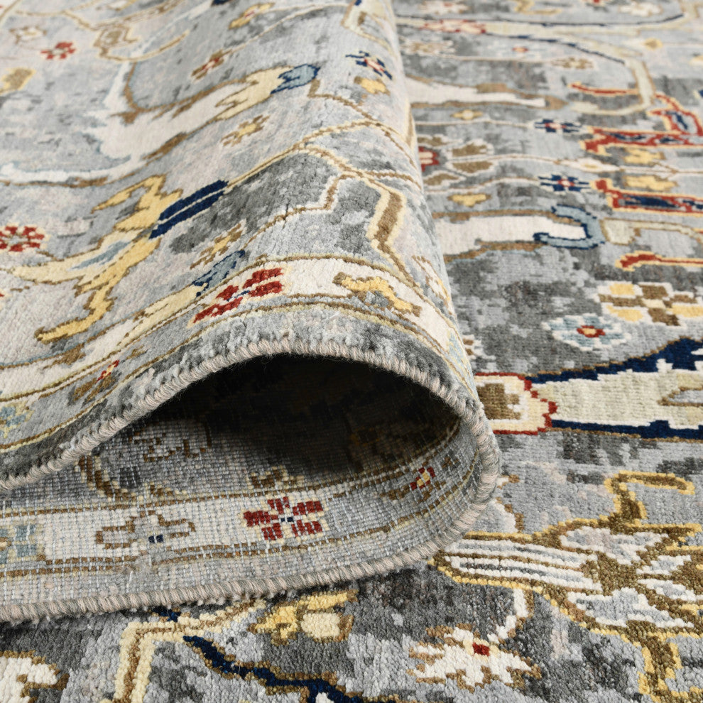 Bristol Kriotra Area Rug Gray, 2'8" X 8'