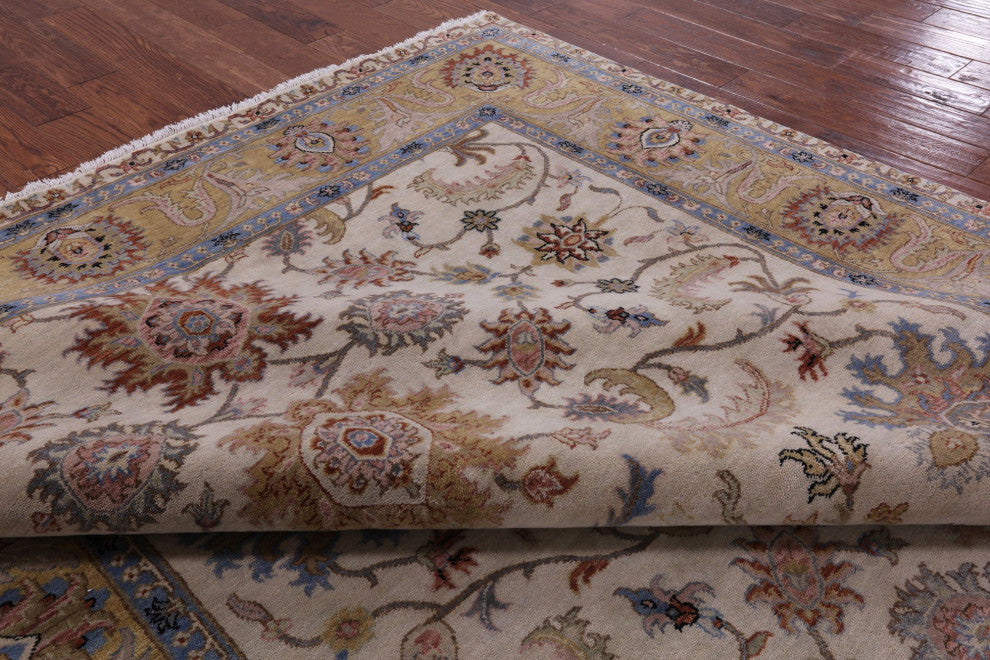 Persian Tabriz Hand Knotted Wool Rug 8' 1" X 9' 10" Q9023