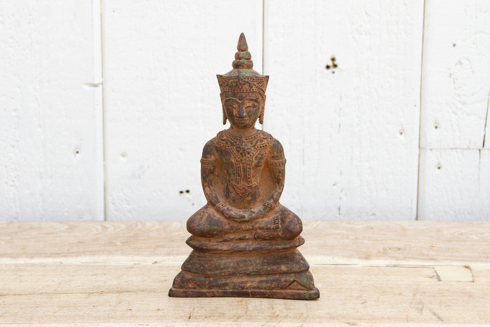 18th Century Bronze Seated Buddha