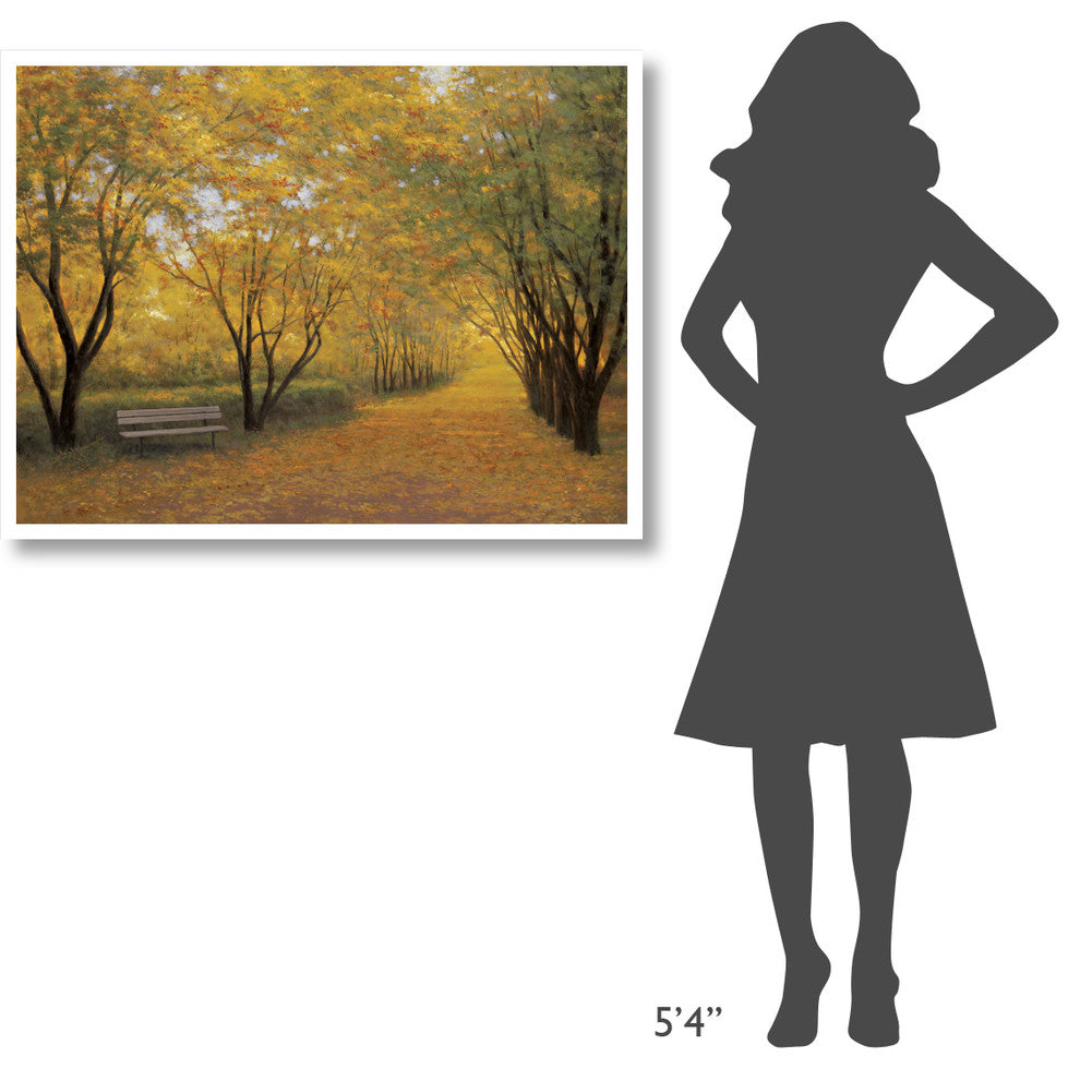 "Autumn Gold" Digital Paper Print by Diane Romanello, 42"x32"