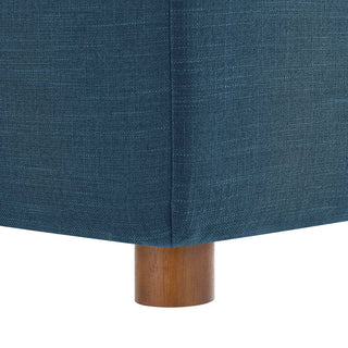 Commix Down Filled Overstuffed 6-Piece Sectional Sofa, Azure