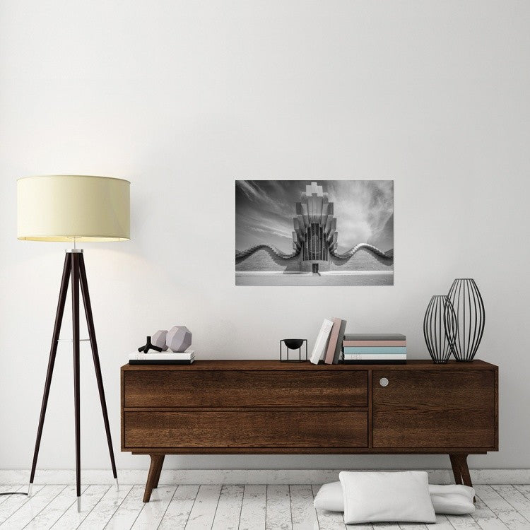 "Ysios Winery" Stretched Canvas Giclee by Luc Vangindertael (laGrange), 36x24"