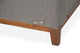 Brooklyn Walk Accent Armchair, Gray/Burnt Umber