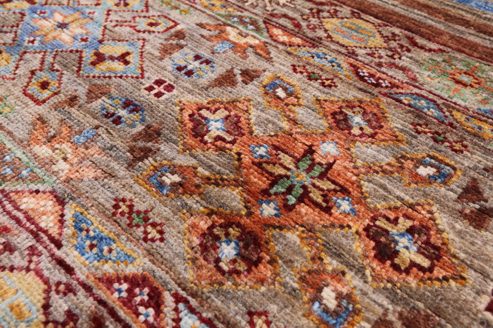2' 8" X 3' 9" Hand Knotted Khorjin Super Kazak Wool Rug Q7587