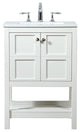 Elegant Decor Theo Bathroom Vanity White
