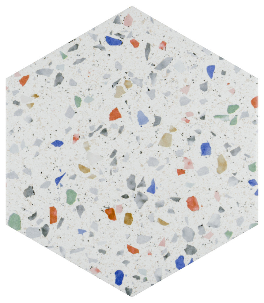 Venice Hex Colors Light Porcelain Floor and Wall Tile