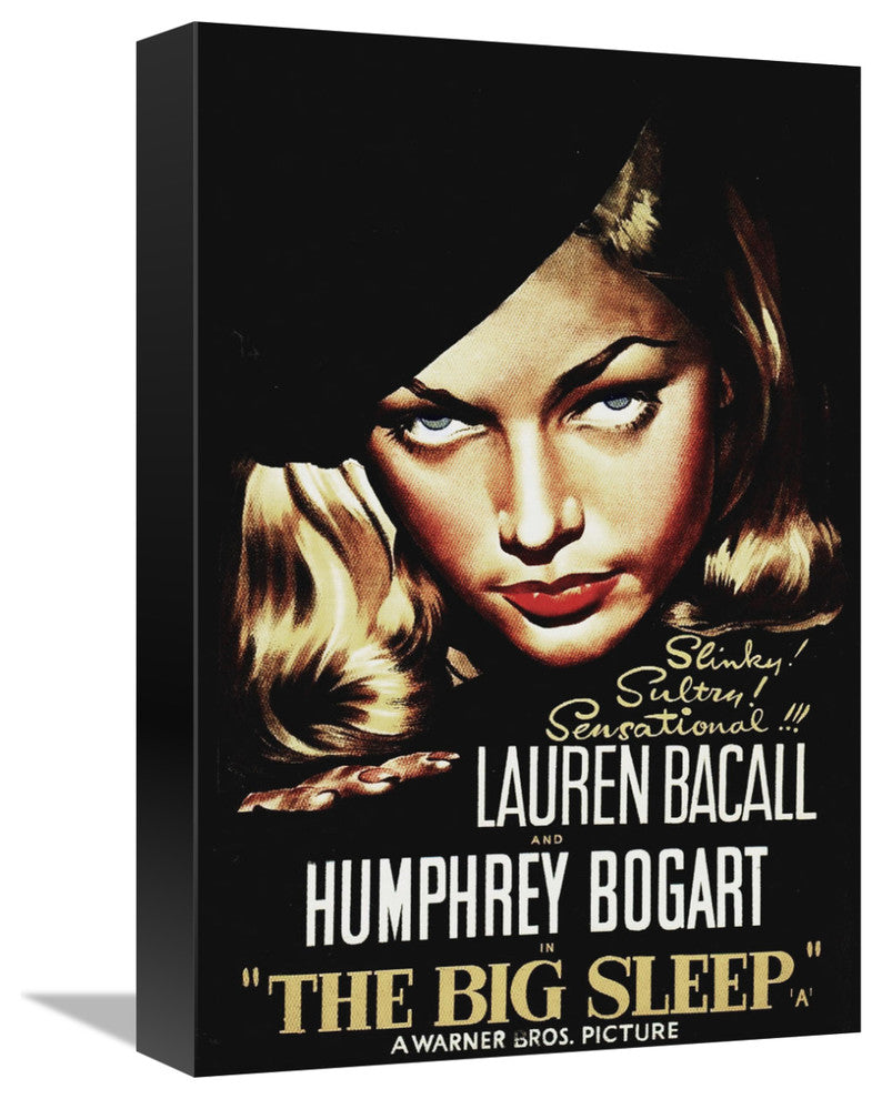 "The Big Sleep" Stretched Canvas Giclee by Hollywood Photo Archive, 11x16"