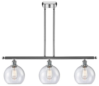 Innovations Lighting 516-3I-PC-G124-8 Athens 3 Light 36" Island Light