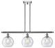 Innovations Lighting 516-3I-PC-G124-8 Athens 3 Light 36" Island Light