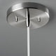 Flare Pendant, Carbon Matte Black, Matte Black, White Cord, Incandescent