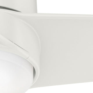Hunter 54" Havoc Fresh White Ceiling Fan, LED Light Kit and Wall Control
