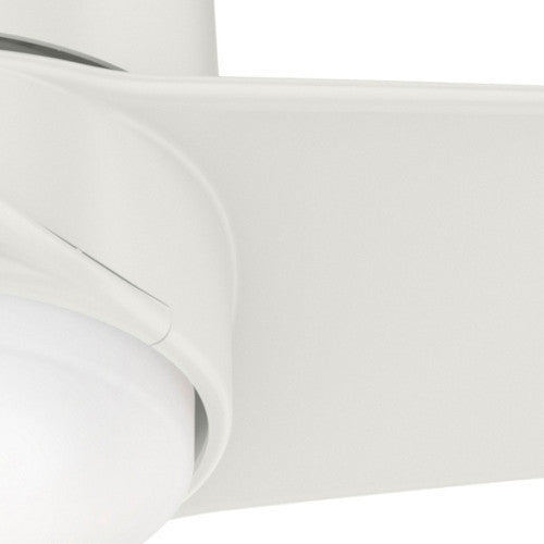 Hunter 54" Havoc Fresh White Ceiling Fan, LED Light Kit and Wall Control