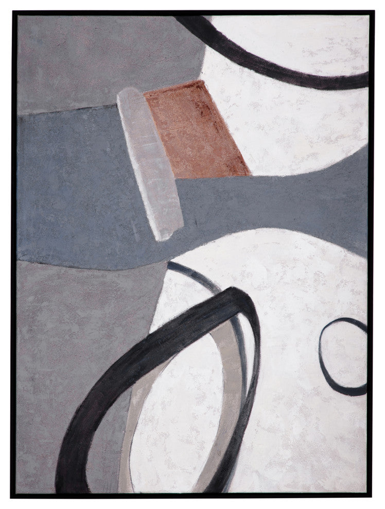 Sumter Framed Canvas - Gray