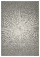 Safavieh Evoke 6'7" Square Rug in Dark Gray and Ivory
