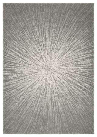 Safavieh Evoke 6'7" Square Rug in Dark Gray and Ivory