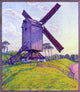 Theo Van Rysselberghe The Mill at Kelf, 20"x25" Wall Decal