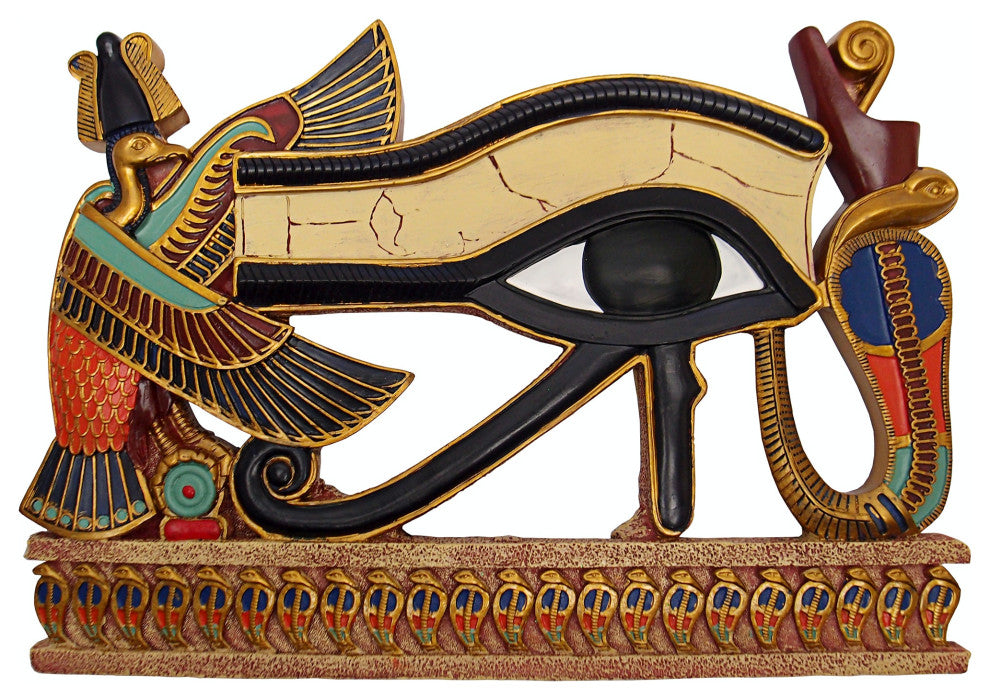 Egyptian Eye of Horus Wall Sculpture