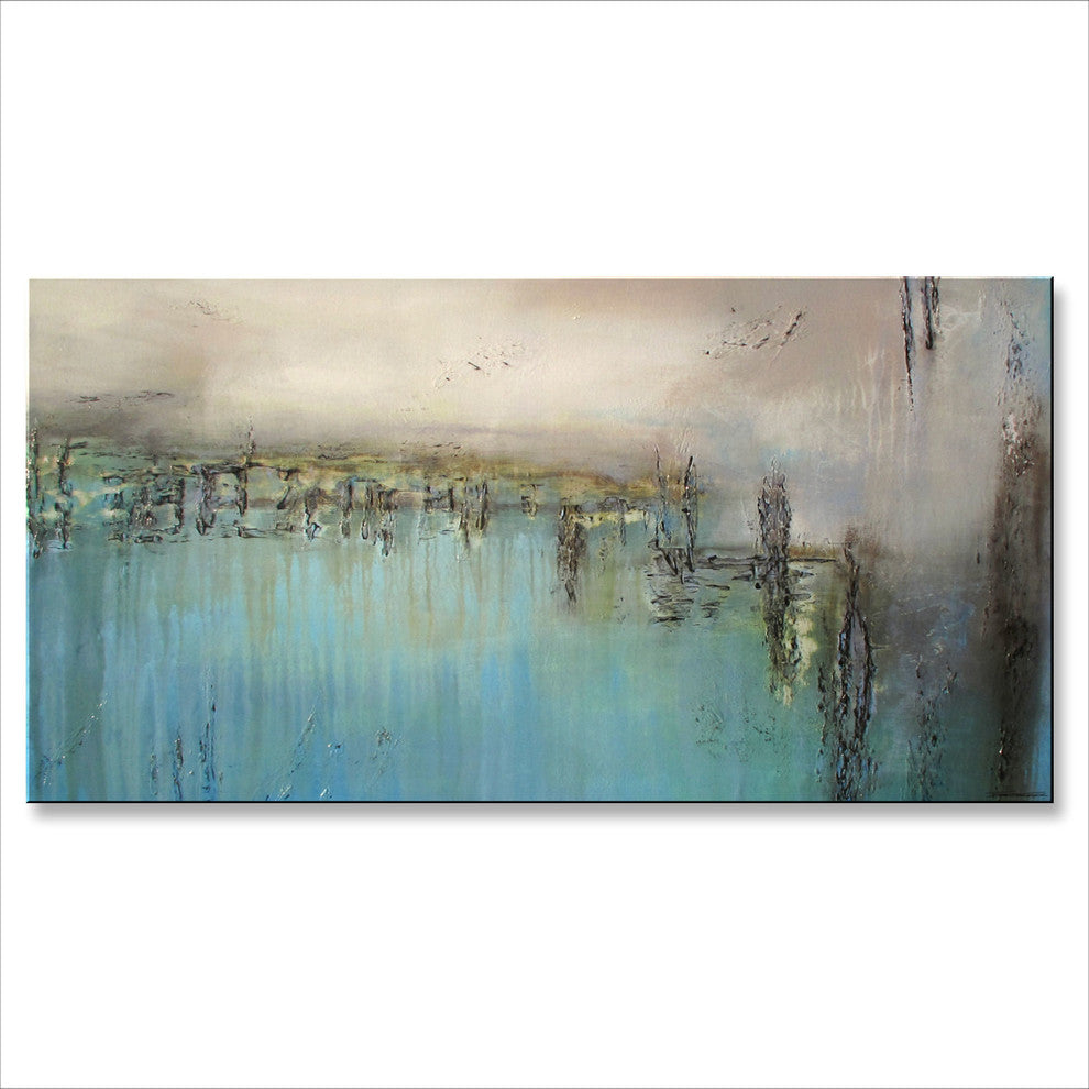 Contemporary Modern Painting Limited Edition Fine Art Giclee 60"x30"