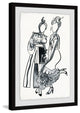 "Victorian Chic" Framed Painting Print, 12"x18"