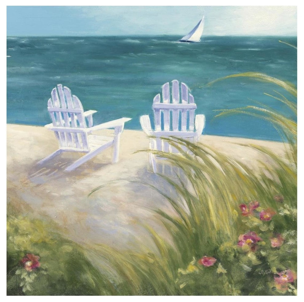 "Regatta I Square" Digital Paper Print by Julia Purinton, 20"x20"
