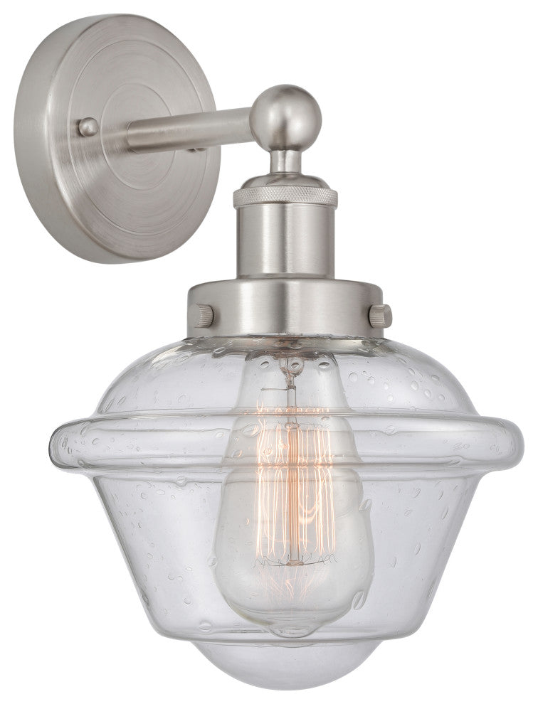 Innovations Oxford 1-Light 6.5" Sconce Brushed Satin Nickel
