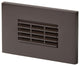 Louver Turtle Step Light-171, Painted Antique Bronze