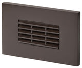 Louver Turtle Step Light-171, Painted Antique Bronze